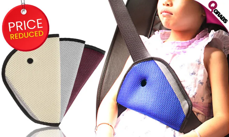 Adjustable Seat Belt Protection Pads!